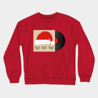 Vintage Christmas Vinyl | Gift Ideas | Santa Hat Crewneck Sweatshirt